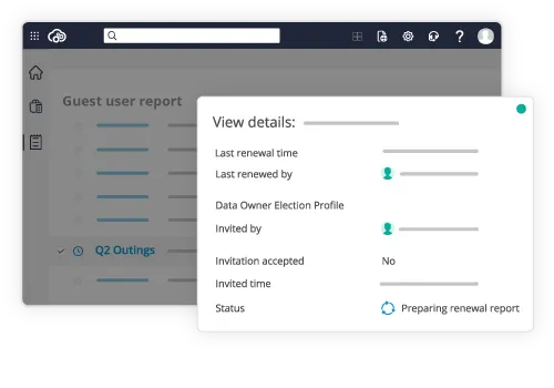 Cloud governance guest user management
