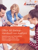 Office 365 Backup Handbuch