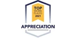 Top workplaces for appreciation 2021