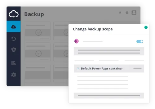 Cloud backup for power apps power automate