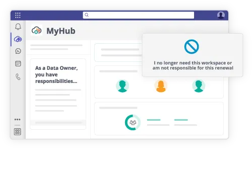 Control suite managed self service