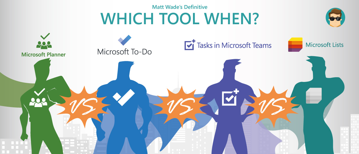Which Tool When: Microsoft Lists, Planner, Tasks In Teams, Or To Do?